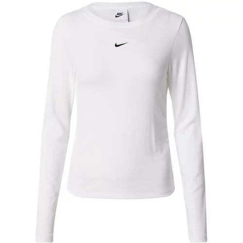 Nike Sportswear Majica 'ESSNTL' črna / bela