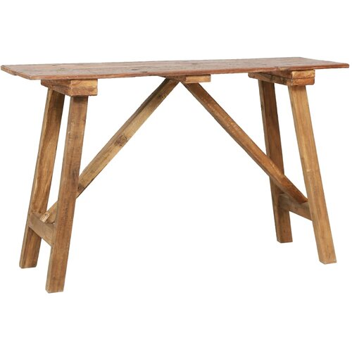 vidaXL Konzolni stol od masivnog obnovljenog drva 130 x 40 x 80 cm Cene