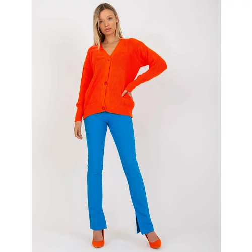 Fashion Hunters Orange oversize cardigan RUE PARIS