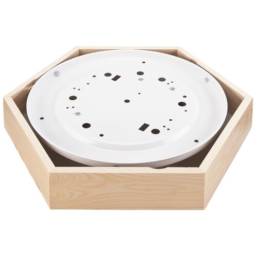  plafonsko svetlo hex natural 2xE27/60W/230V, prečnika 43 cm, od borovine Slike