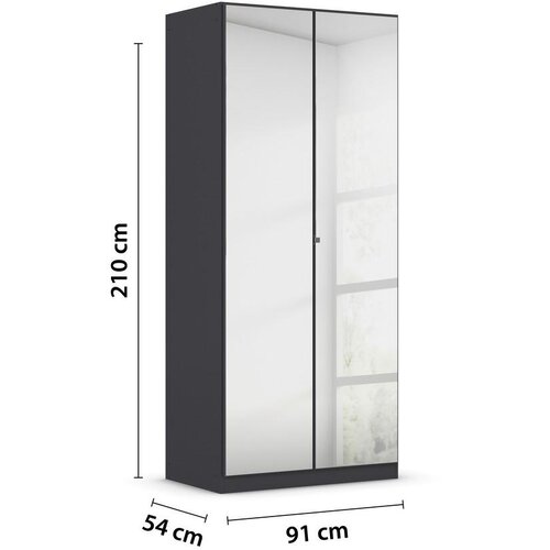 Modern Living Omara Za Oblačila Reflect, Temno Siva Slike