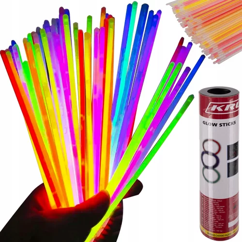  fluorescentni svjetleći štapići za narukvice 20cm mix 100kom