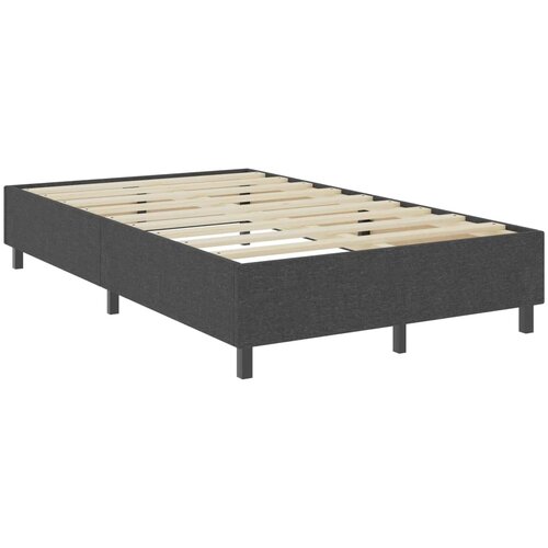 Box spring okvir za krevet od tkanine sivi 120 x 200 cm Slike
