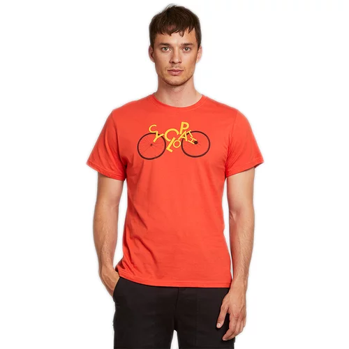 DEDICATED T-shirt Stockholm Cyclopath Pale Red
