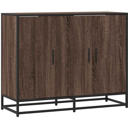 Maison Chic Komoda - Predalnik rjavi hrast 94x35x76 cm inženirski les, (21717735) Slike