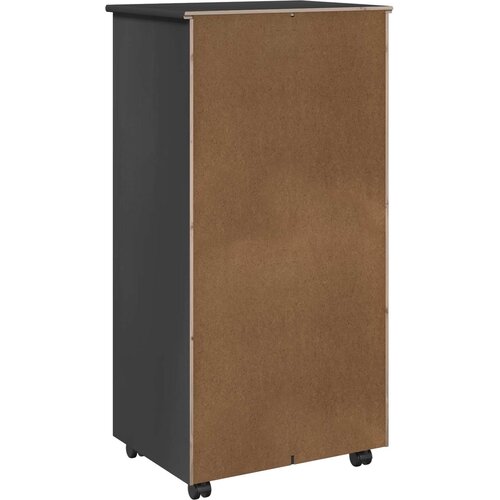  Mobilni ormar Siva 53 x 39 x 103 cm Čvrsto borovo drvo Slike