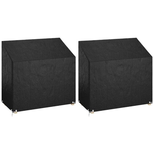  Navlake za vrtnu klupu s 8 ušica 2 kom 130 x 70 x 70/88 cm PE Cene