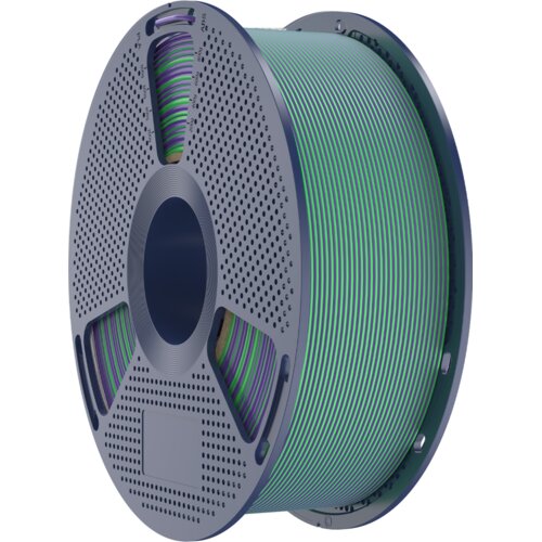 Silk pla+ dual colour green purple Slike