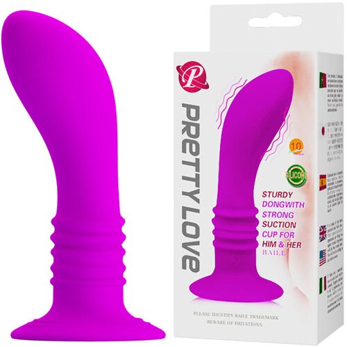  Vibrator Unisex, 12cm, Svetloroze Slike