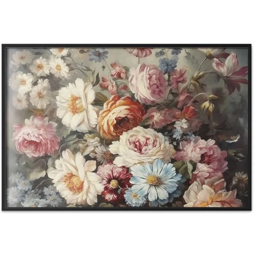  Plakat Scent of Garden Flowers 60x40 Crni okvir Slike