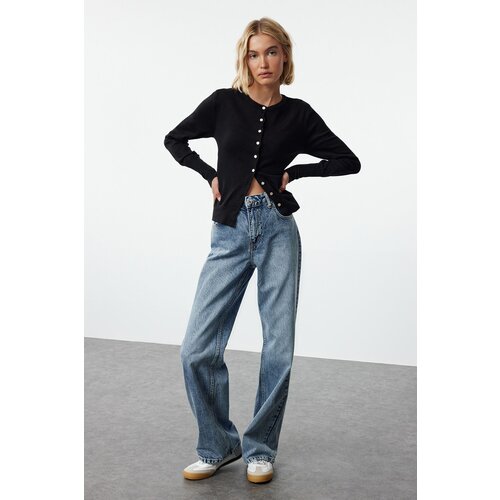 Trendyol Blue More Sustainable High Waist Wide Leg Jeans Cijene