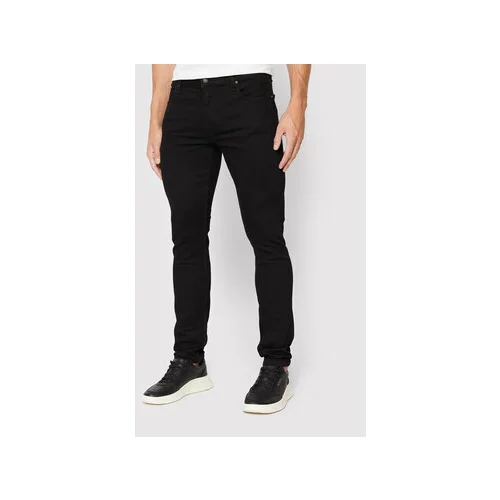 Guess Jeans hlače Chris M2YA27 D4Q51 Črna Super Skinny Fit
