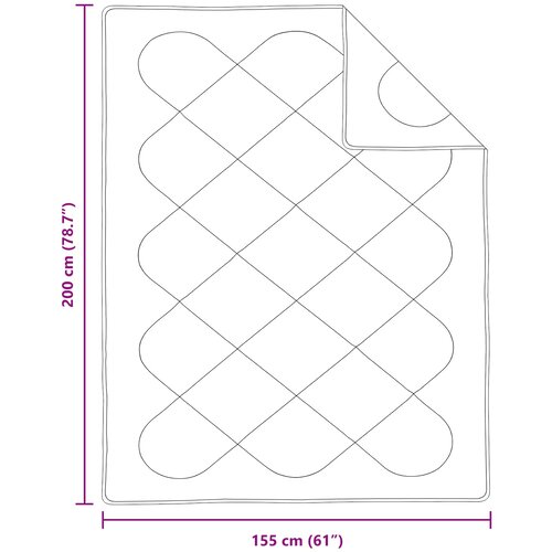  Set deka s jastukom 2 kom. Bijela Mikrovlakna 155 x 200 cm Slike
