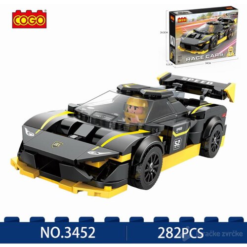 COGO kocke Trkački auto (282pcs) Slike