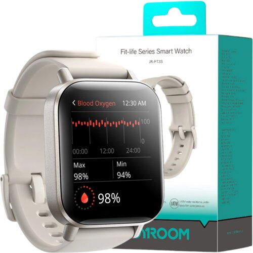 Joyroom smartwatch fit-life JR-FT3S z funkcją odbierania połączeń - kolor tytanowy, (21910472) Cene