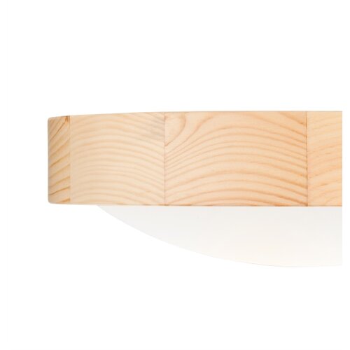  stropna svetiljka natural slim 1xE27/60W/230V prečnik 27 cm borovina Slike