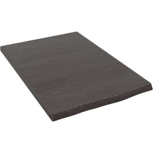  Stenska polica temno rjava 40x60x2 cm trdna hrastovina Cene