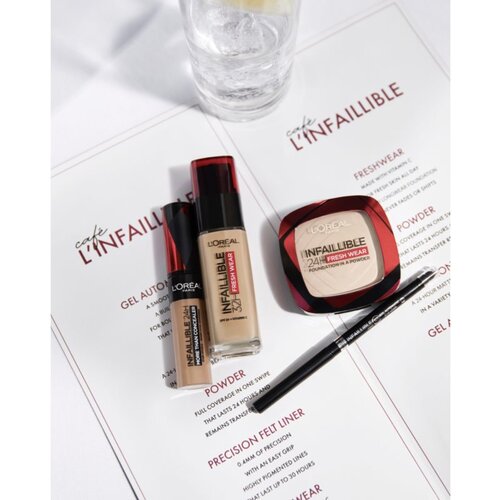 L&amp;acute;Or&amp;eacute;al Paris Infaillible 32H Fresh Wear dugotrajni tekući puder nijansa 120 Vanilla 30 ml Slike