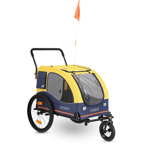 Hafenbande prikolica za bicikl Cabby L uključujući dvije spojke - D 155 x &amp;Scaron; 74 x V 103 cm / do 45 kg Slike
