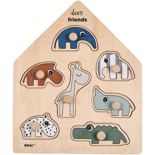 Done By Deer puzzle deer friends colour mix Cene