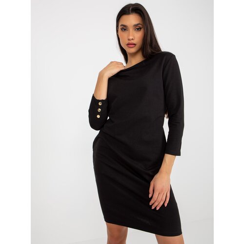 Och Bella Dress-TW-SK-BL-1009.10P-black Cijene