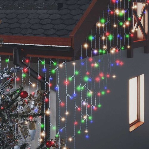  LED zavjesa sa sigama 10 m 400 LED &amp;scaron;arene 8 funkcija Slike