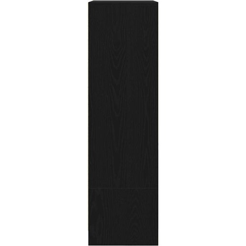 VidaXL Omarica z predalom črna hrast 55,5x34x119,5 cm inženirski les Slike