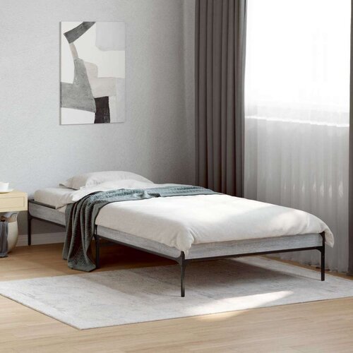  Okvir za krevet Siva Sonoma 80 x 200 cm Konstruirano drvo - Siva Sonoma Cijene