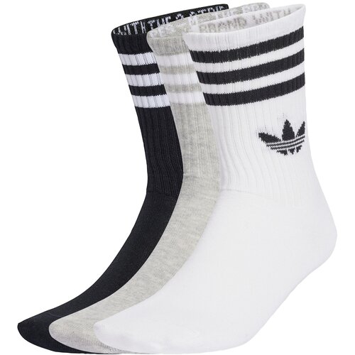 Adidas Nogavice pegasto siva / črna / bela Slike