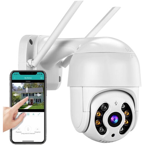 WIFI brezžična vrtljiva 2MP full hd nadzorna kamera Cene