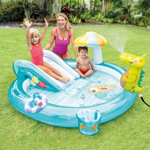 Intex gator dječji bazen (d x &amp;scaron; x v: 203 x 173 x 89 cm, 180 l, plave boje) Slike