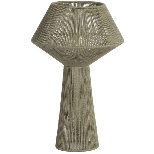 Light &amp;amp; Living Svijetlo zelena stolna lampa sa sjenilom od jute (visina 47 cm) Fugia &amp;ndash; Slike