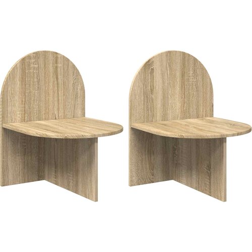  Noćni ormarić 2 pcs Hrast sonoma 48 x 49 x 65 cm Cene