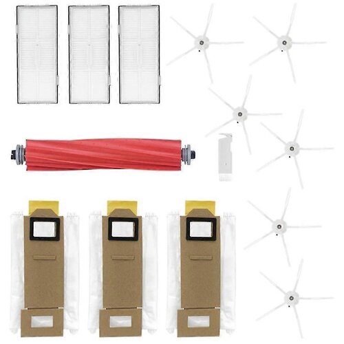 INORCO Komplet dodatne opreme za S7 S7 Plus T7s T7s Plus robotski sesalnik z glavno stransko krtao Hepa Filter D, (21981533) Slike