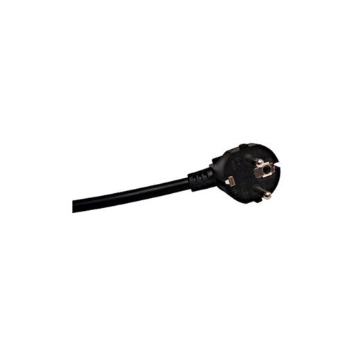Schrack 19&amp;#039;&amp;#039; Nap. panel 9xSCHUKO+On/Off, 1HU, ALU, kabl 2m, crn ALU profil Slike