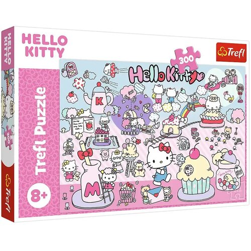 Trefl Sestavljanka Hello Kittyjev svet, 300 kosov - Cene