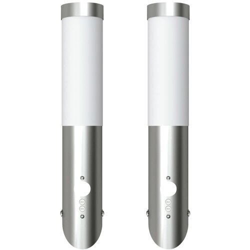 VidaXL Dvije zidne lampe sa senzorom pokreta 6 x 36 cm Slike