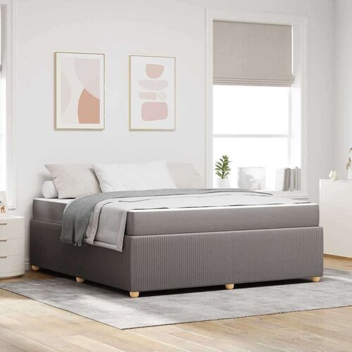  Posteljni okvir z vzmetnico Taupe 180 x 200 cm blago, (5000069802) Cene