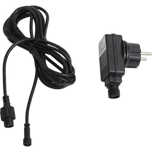 QAZQA LED gonilnik 12V 15W črn IP44 - Voltaire Cene