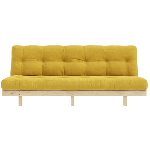 Karup Design Žuta sofa od samta 200 cm Lean –