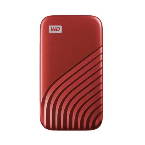 Western Digital my passport WDBAGF5000ARD eksterni ssd 500GB (crvena) Slike