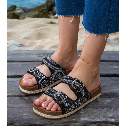 D/CEO Beige platform espadrille sandals with straps Olisa Cene