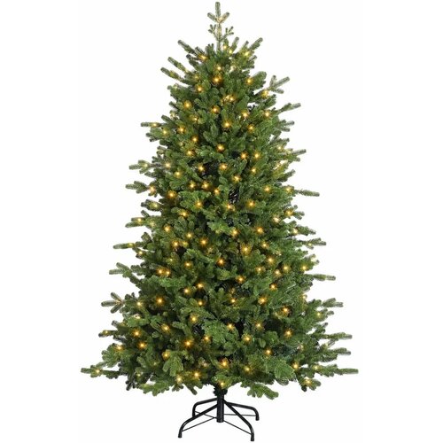  Umjetno božićno drvce s nogom 150 cm 150 LED lampica - 150 cm s LED svjetlima Slike