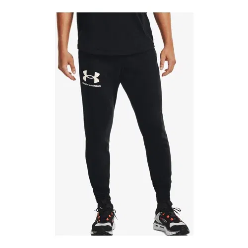 Under Armour UA Rival Terry Pants, Black/Onyx White - XL, (20488869)