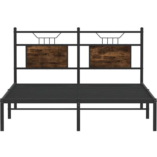 VidaXL Okvir kreveta bez madraca boja hrasta 140 x 200 cm drveni Slike