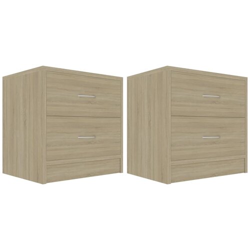 Maison Chic Dvo delni komplet Nočne omarice - Nočne mize sonoma hrast 40x30x40 cm iverna plošča, (21688967) Cene