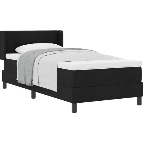 vidaXL Postelja boxspring z vzmetnico z vzmetnico Črna 100 x 200 cm, (5000127309) Cene