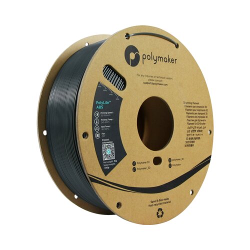 Polymaker PolyLite ABS Dark Grey Slike