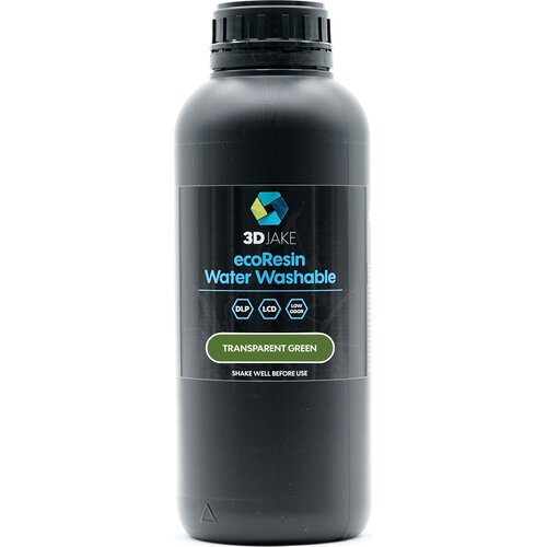 3DJAKE ecoResin Water Washable Transparent Green Cene