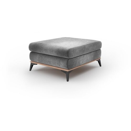 Windsor &amp;amp; Co Sofas Siv puf z žametno prevleko Astre Slike